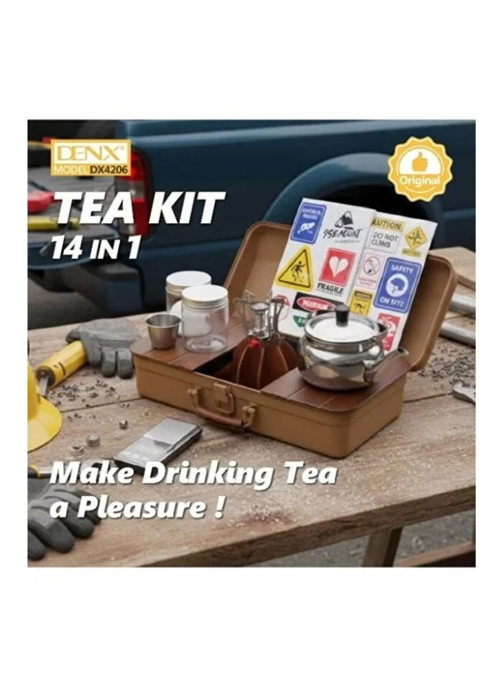 Denx DX4206 14-in-1 Specialty Tea Set with Premium Accessories - Image 3