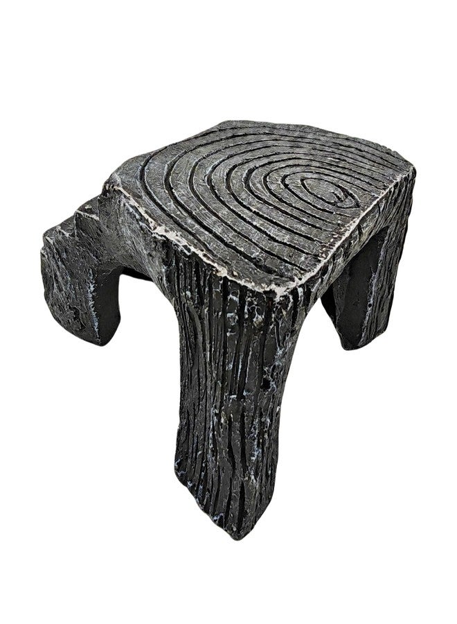 YOZIEMQ Reptile Hideouts,Resin Reptile Cave Habitat for Leopard Geckos, Lizards, Turtles, Snakes and Amphibians. (Turtle Platform, Small) - Image 2