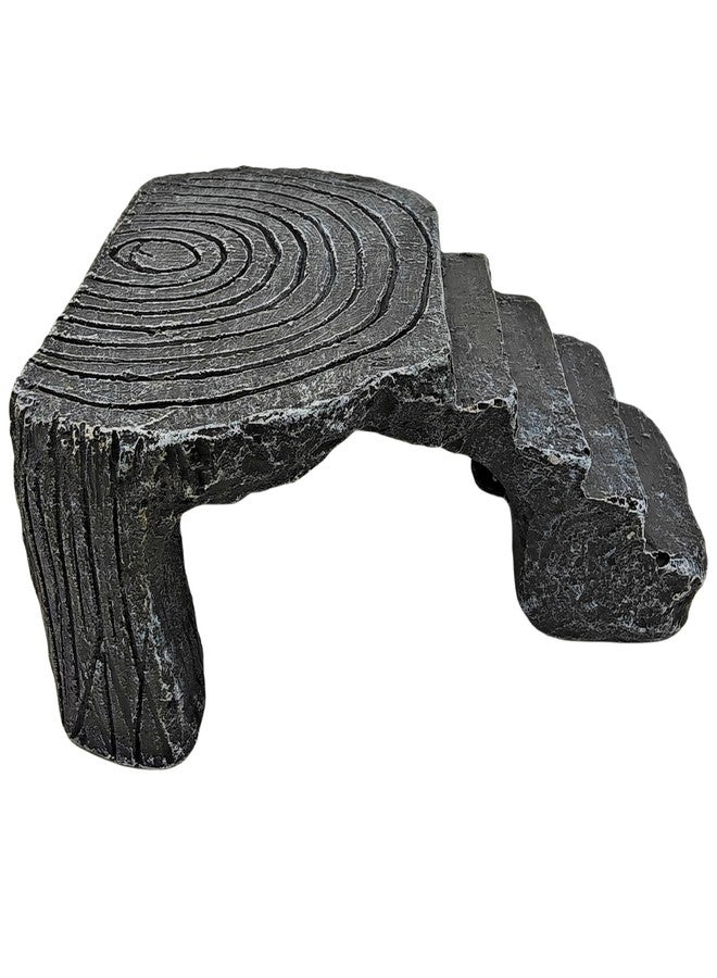 YOZIEMQ Reptile Hideouts,Resin Reptile Cave Habitat for Leopard Geckos, Lizards, Turtles, Snakes and Amphibians. (Turtle Platform, Small) - Image 4