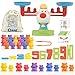 Bmag Balance Math Toys 3 in 1 Counting Stacking and Balancing Math Learning Game for Kids STEM Learning Activities Educational Toys with 30 Bears 10 Numberblocks 1 Tweezers 11 Activity Cards - Image 2