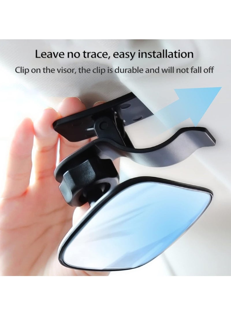 SOLARAE Car Mirror for Baby, Universal Car Interior Rearview, Baby Mirror Wide Angle Convex Mirror, Clip-on Mirrors, Baby Mirror for Car Seat, Mirror Rear Facing, for Viewing Rear Passengers, Clear View - Image 3