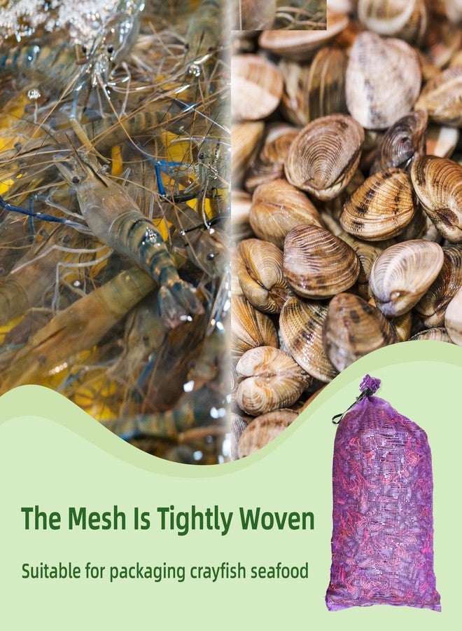 deebree Mesh Firewood Bags 22"×32" Crawfish Sacks, Firewood Bags for Selling, Mesh Onion Bags Storage Potato Sacks Mesh Wood Bags for Firewood Bulk (Pack of 10) - Image 5