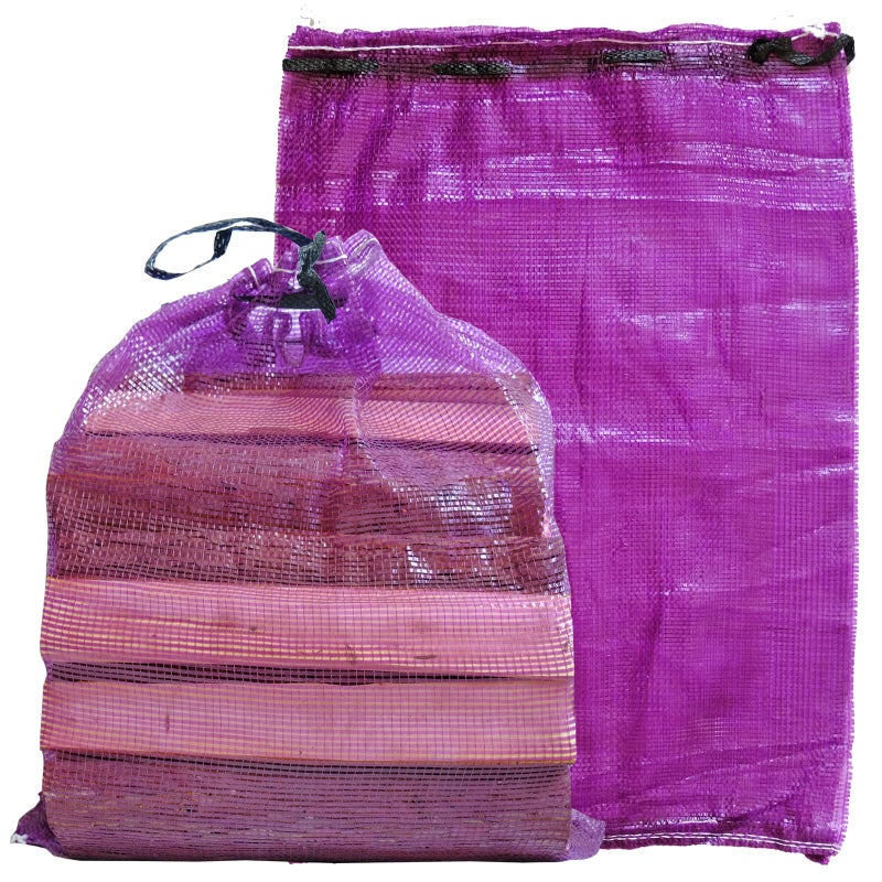 deebree Mesh Firewood Bags 22"×32" Crawfish Sacks, Firewood Bags for Selling, Mesh Onion Bags Storage Potato Sacks Mesh Wood Bags for Firewood Bulk (Pack of 10) - Image 1