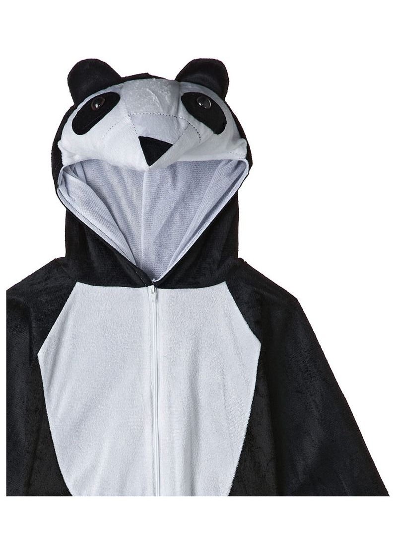 Brain Giggles Brain Giggles Panda Animal Plush Costume Halloween Carnival Animal Jumpsuit Design for Kids Boys & Girls -Large  - Image 4