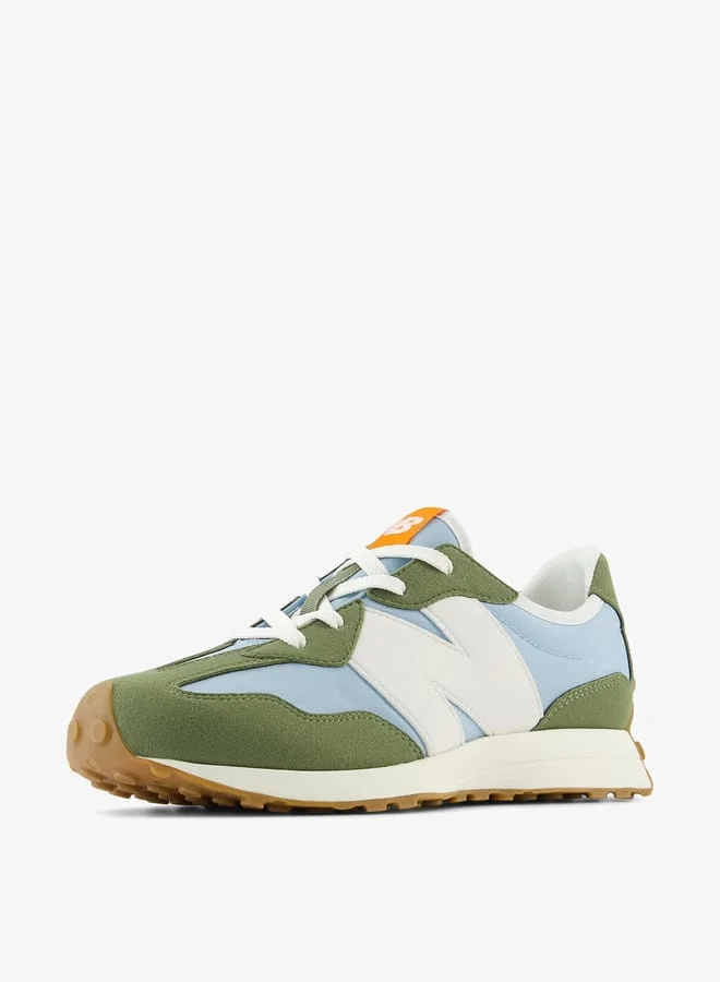 New Balance Boys' Colourblock Sports Shoes with Lace-Up Closure