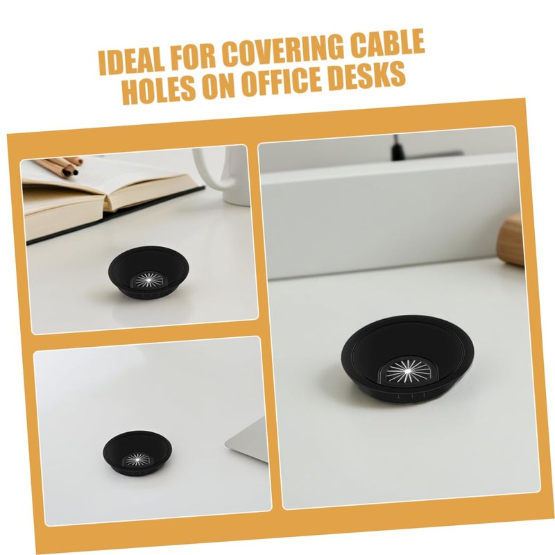 Zinc Alloy Desk Cable Grommet 3 Pack Round Hole Cover Wire Management Durable Insert - Image 4