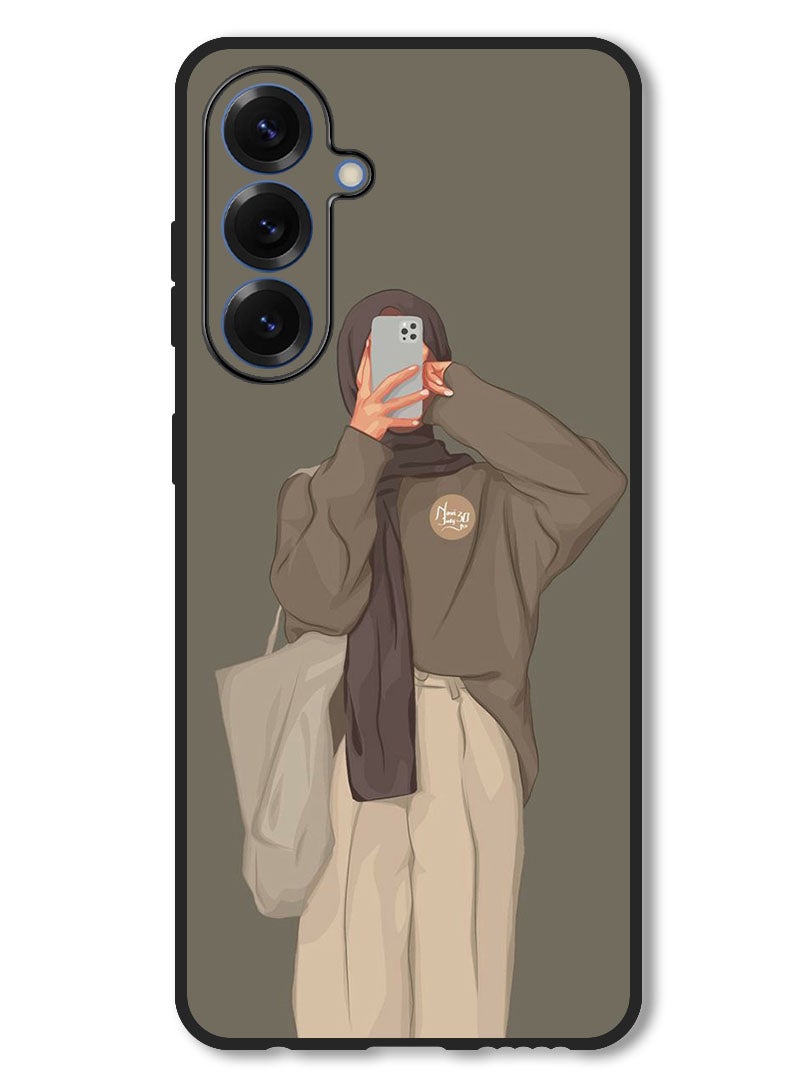 Theodor Case Compatible with Samsung Galaxy A56 Protection Shockproof Bumper Cover Girl Taking Picture - Image 1