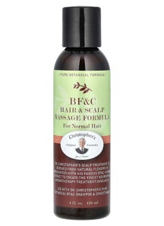 Christopher's Original Formulas BF&C Hair & Scalp Massage Formula For Normal Hair  4 fl oz (118 ml) 