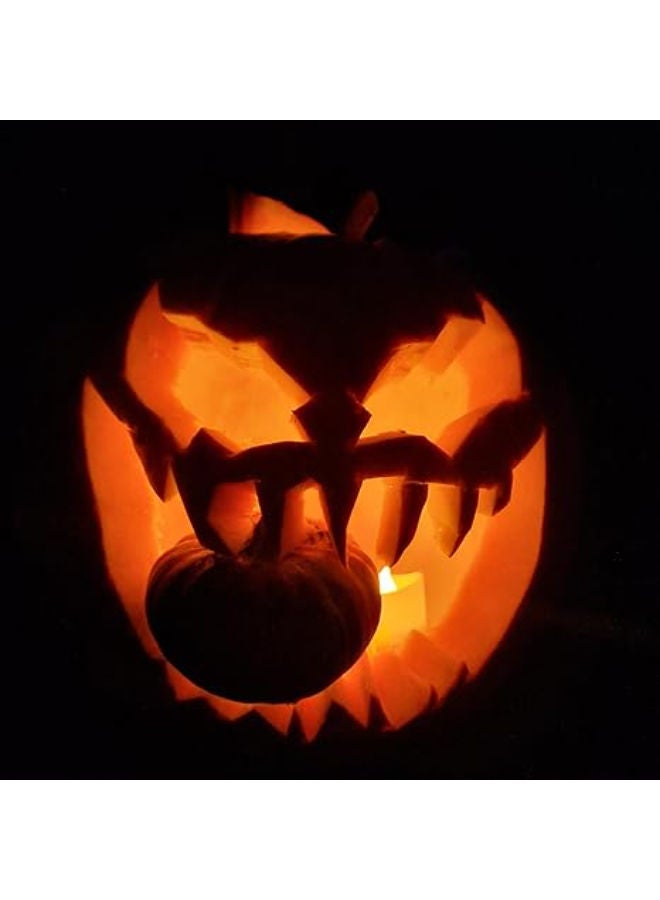 12 x Battery Tea Lights, Realistic LED Candles with Flickering Effect - Image 3