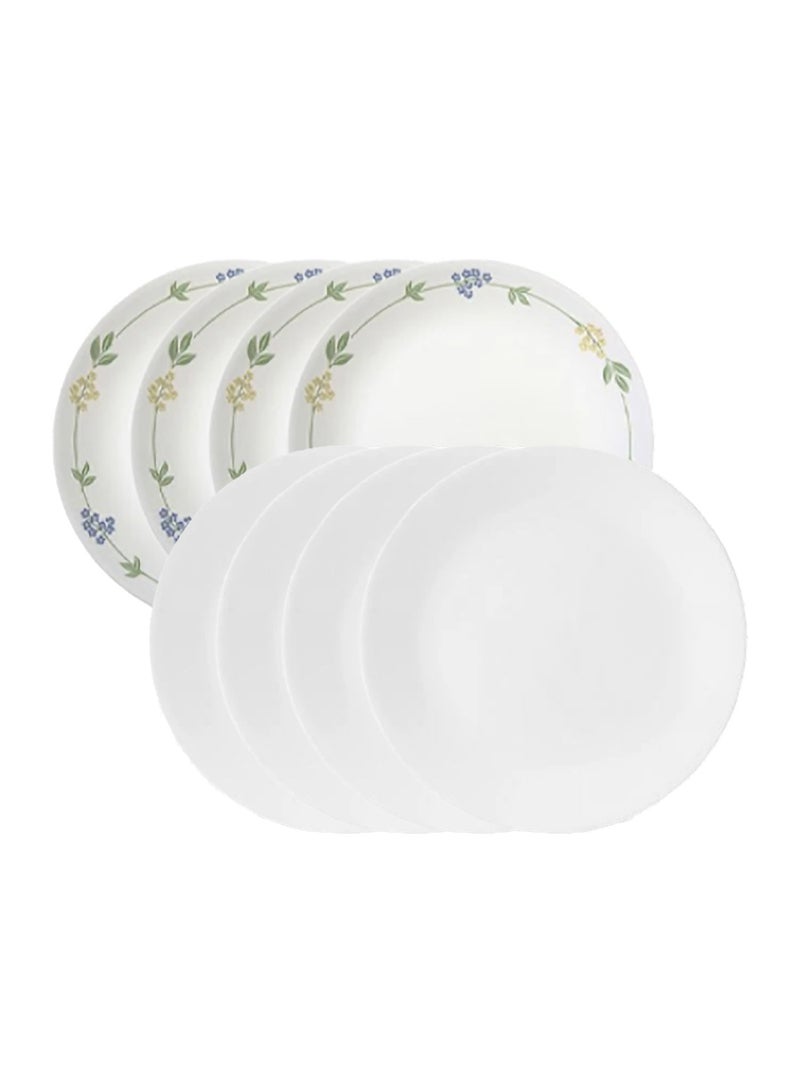 Corelle طقم أطباق عشاء كوريل 10.25 بوصة، 4 قطع، متنوع