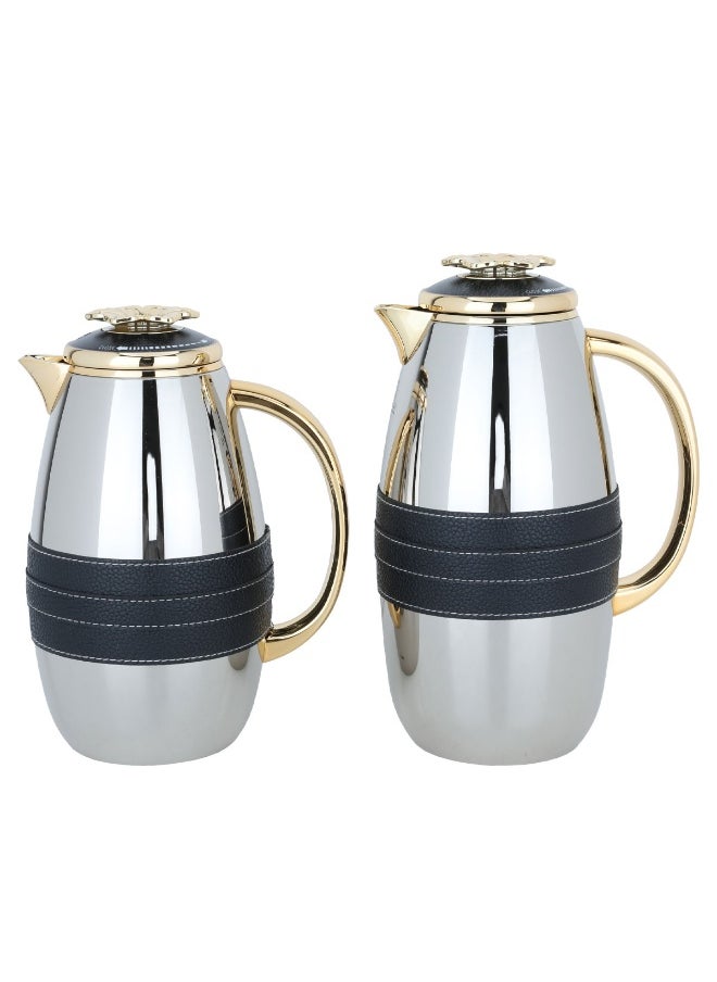 طقم ترمس فضي أسماء مع حزام أسود وذهب 2 قطعة - pzsku/Z6648F8610CD5F2D71B55Z/45/_/1730961196/dba69b9b-3270-4a02-aa63-b206f8eccce5