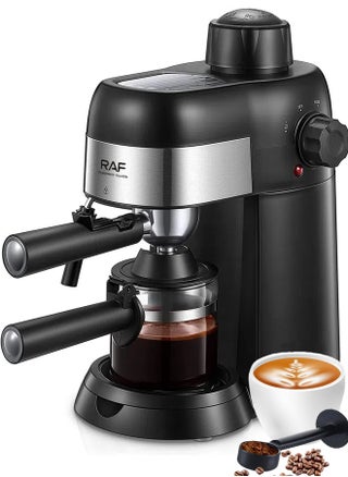 4 In 1 Automatic Espresso Machine,800W/240ML Cappuccino/Latte/Macchiato Coffee Machine with Automatic Milk Frother,3.5Bar Espresso Coffee Maker with Steamer,R.133,Black/Silver - pzsku/Z6648FCED75953C340CBDZ/45/_/1737707623/0b1d8f50-6ff1-461c-abe4-e6a550b94a01