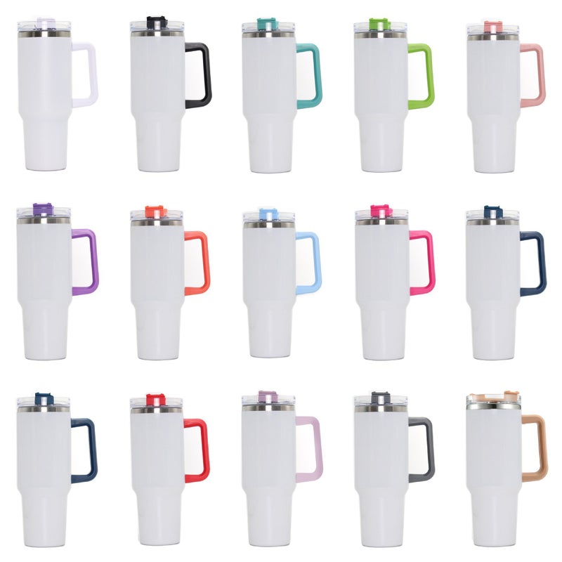 Sublimation 20Oz Straight Body Thermos – 304 Stainless Steel Insulated Cup with Straw - Image 4
