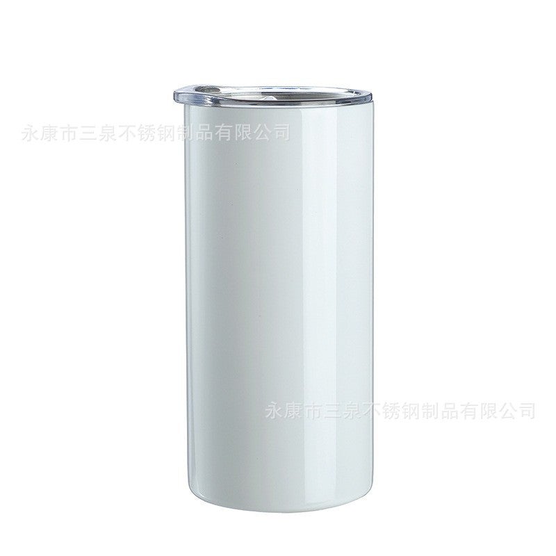 Sublimation 20Oz Straight Body Thermos – 304 Stainless Steel Insulated Cup with Straw - Image 1