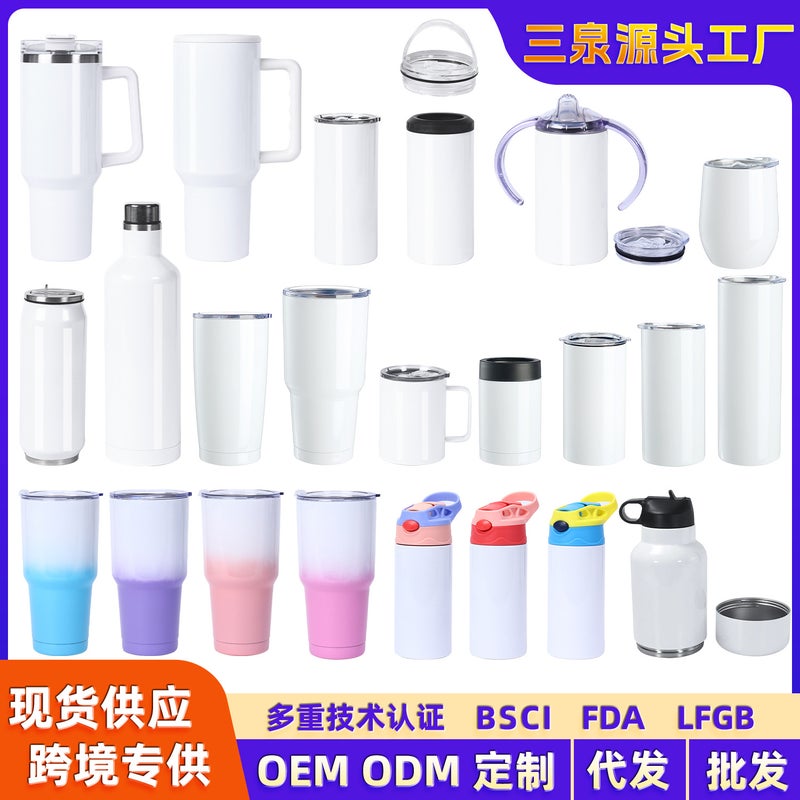 Sublimation 20Oz Straight Body Thermos – 304 Stainless Steel Insulated Cup with Straw - Image 2