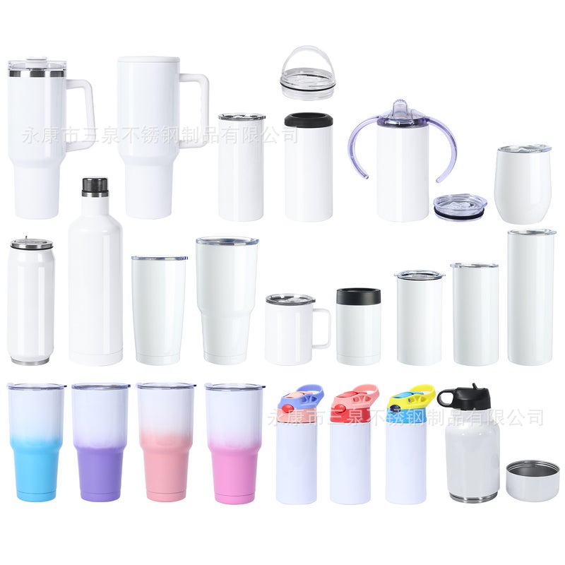Sublimation 20Oz Straight Body Thermos – 304 Stainless Steel Insulated Cup with Straw - Image 3