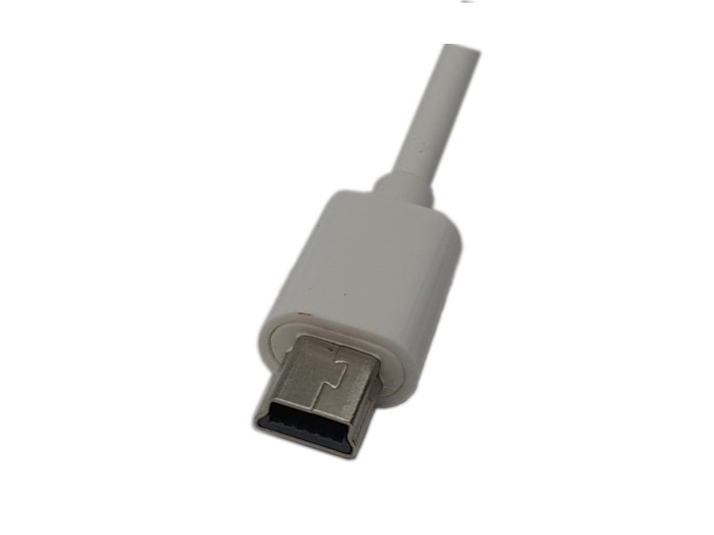 zdyCGTime Micro USB to Mini USB Extension Cable Micro USB Female to Mini USB Male Charging & Sync Adapter Cable Cord(2 Pack White - Image 4
