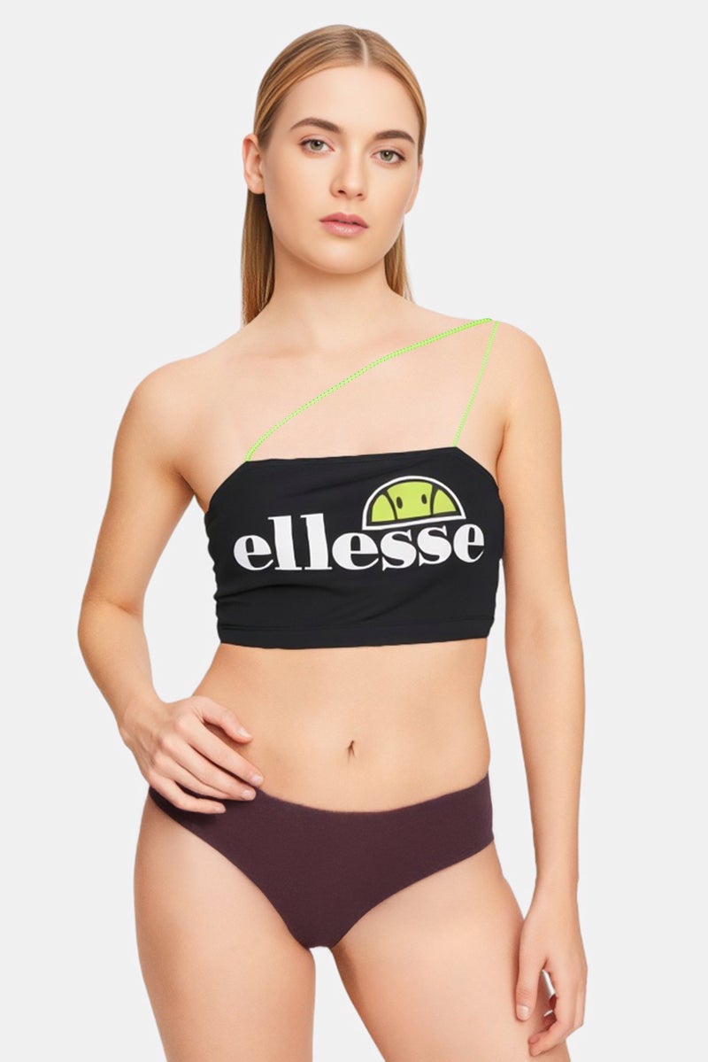 Ellesse Women Brand Logo Bikini Top, Black - Image 1