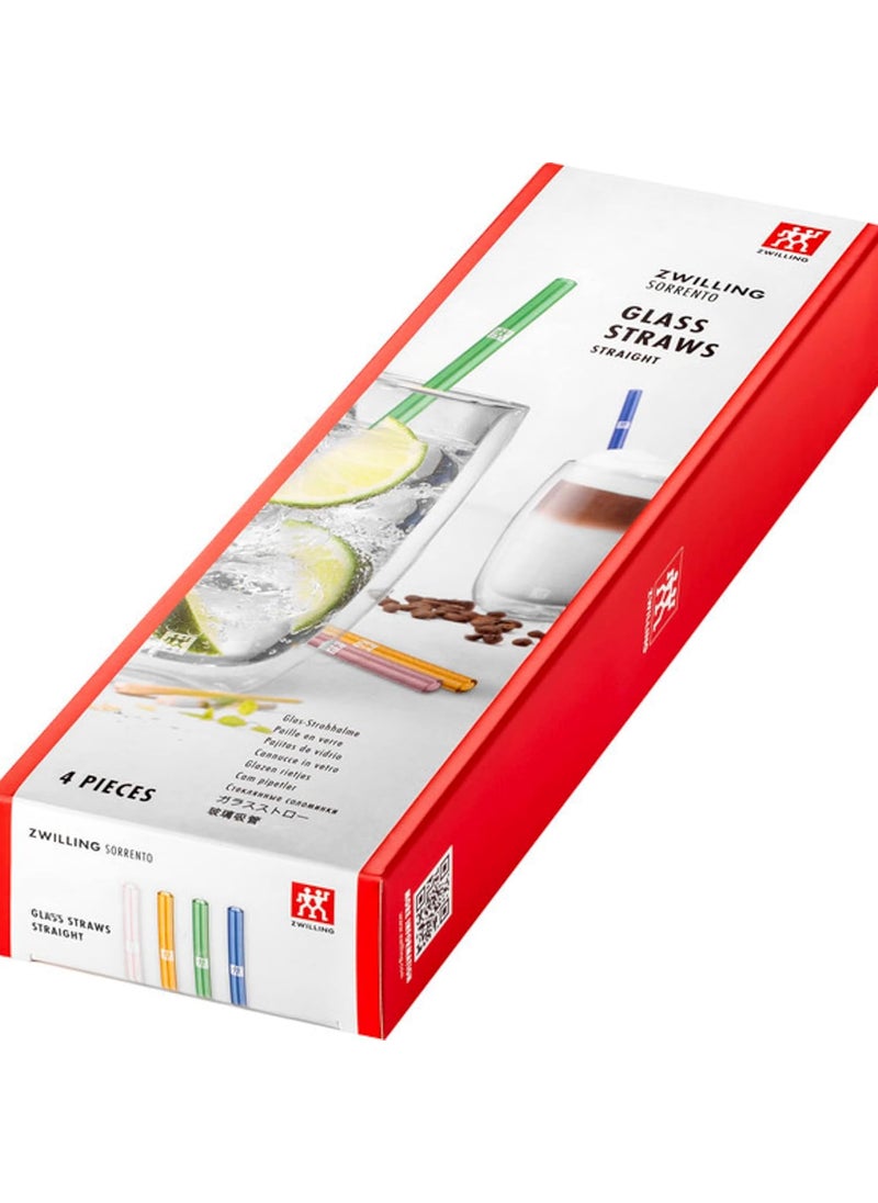Zwilling ZWILLING Sorrento 5pc Straight Glass Straw Set  Multi Color  - Image 2