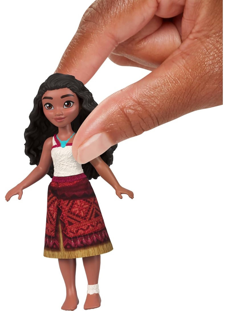 Disney Princess مجموعة لعب قارب موانا مع 5 شخصيات صغيرة في ملابس مميزة - Image 2