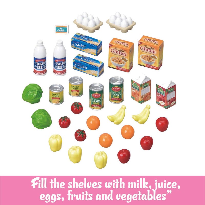 Calico Critters Calico Critters Grocery Market - Shop, Play, and Let Creativity Bloom!, Cream & Brown  - Image 3