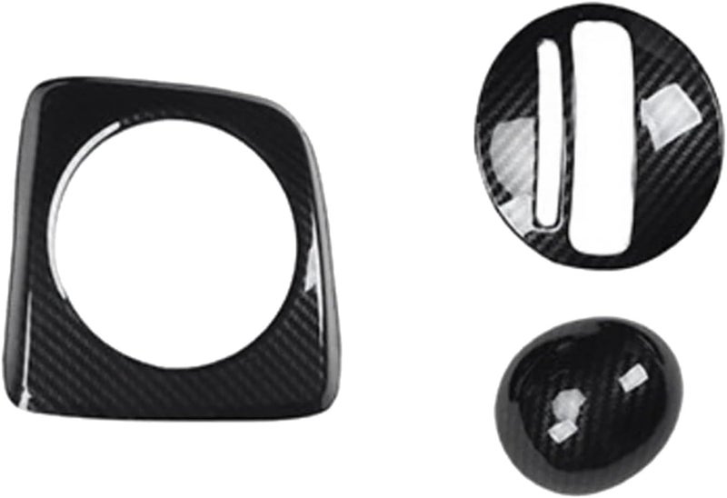 Yurefax Carbon Fiber Gear Shift Panel Trim for Civic - Image 1
