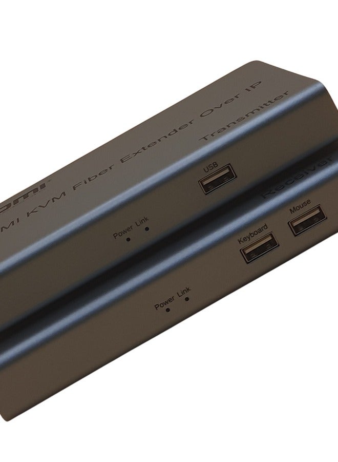 HDMI 20KM KVM Fiber Extender Over IP | Long-Distance Signal Transmission | USB, HDMI, and Ethernet Support | 4K Resolution | TCP/IP Standard - Image 2