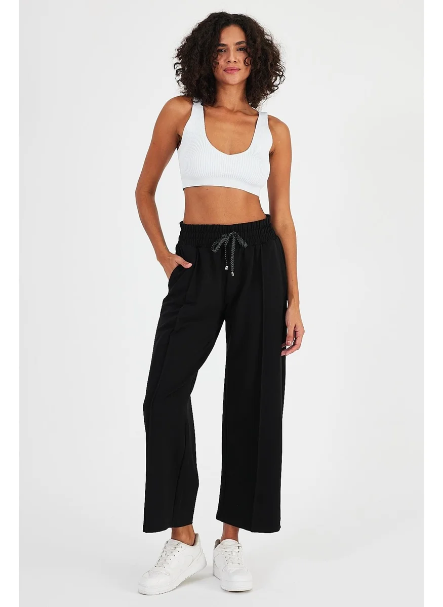 الكسندر جاردي Alexandergardı Ribbed Stitched Fabric TROUSERS (B24-00191)