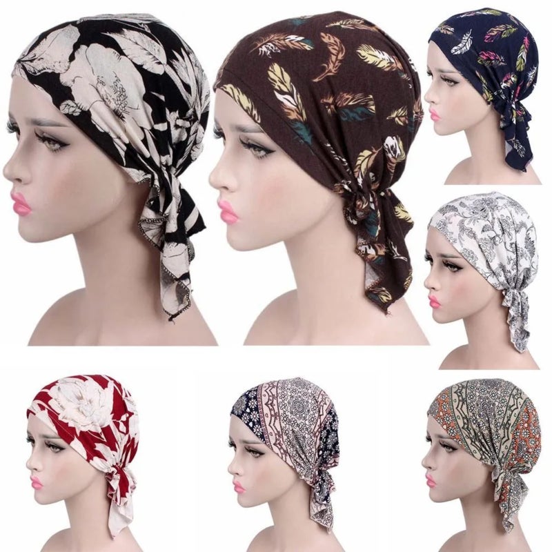 All-season cotton headscarf for chemotherapy, suitable for covering the head - Image 4
