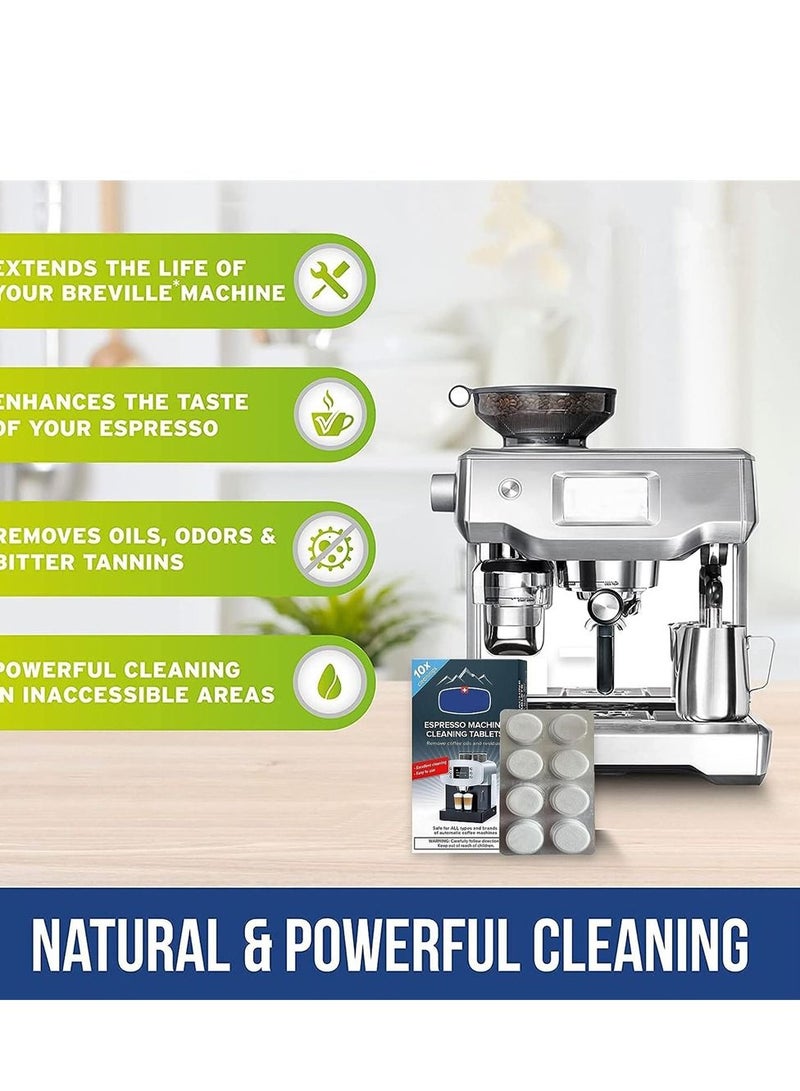 Machine Cleaning Tablet 8 Count Professional Espresso Machine Cleaner Descaling Tablets for Coffee Machines, Steam Ovens, Ovens, Ranges  - Image 3