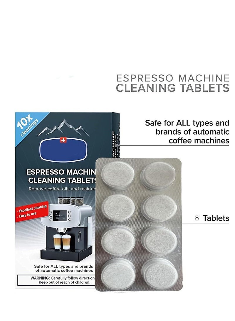 Machine Cleaning Tablet 8 Count Professional Espresso Machine Cleaner Descaling Tablets for Coffee Machines, Steam Ovens, Ovens, Ranges  - Image 4