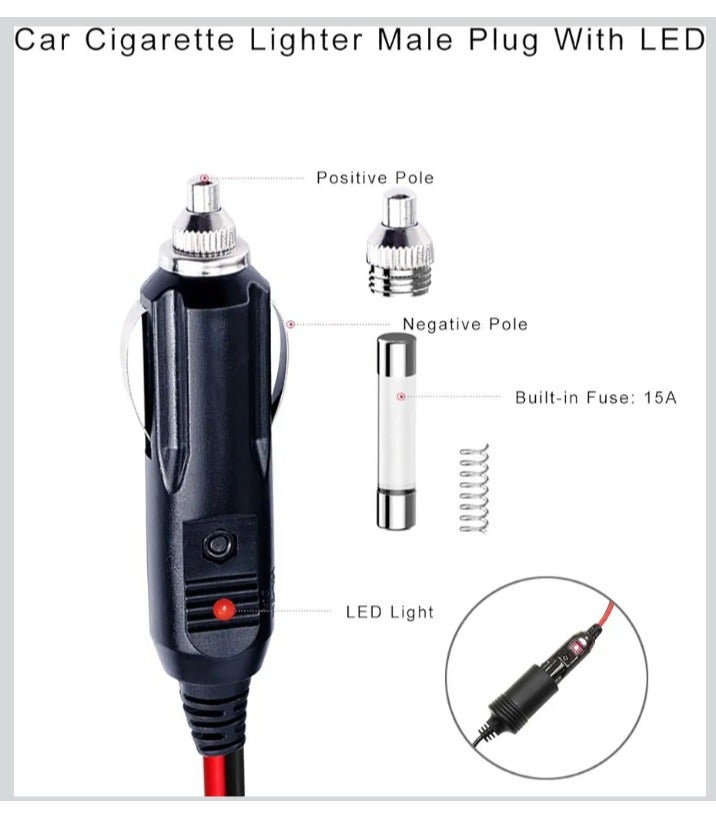 12V DC car power cable - Image 2