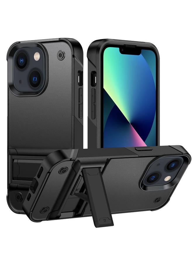 إيروريكس جراب هاتف مقاوم للصدمات من البولي كربونات والبولي يوريثين الحراري مع حامل لهاتف iPhone 14 Max - Image 1