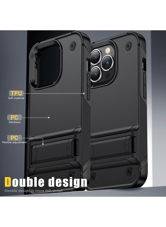 إيروريكس جراب هاتف مقاوم للصدمات من البولي كربونات والبولي يوريثين الحراري مع حامل لهاتف iPhone 14 Max - Image 5