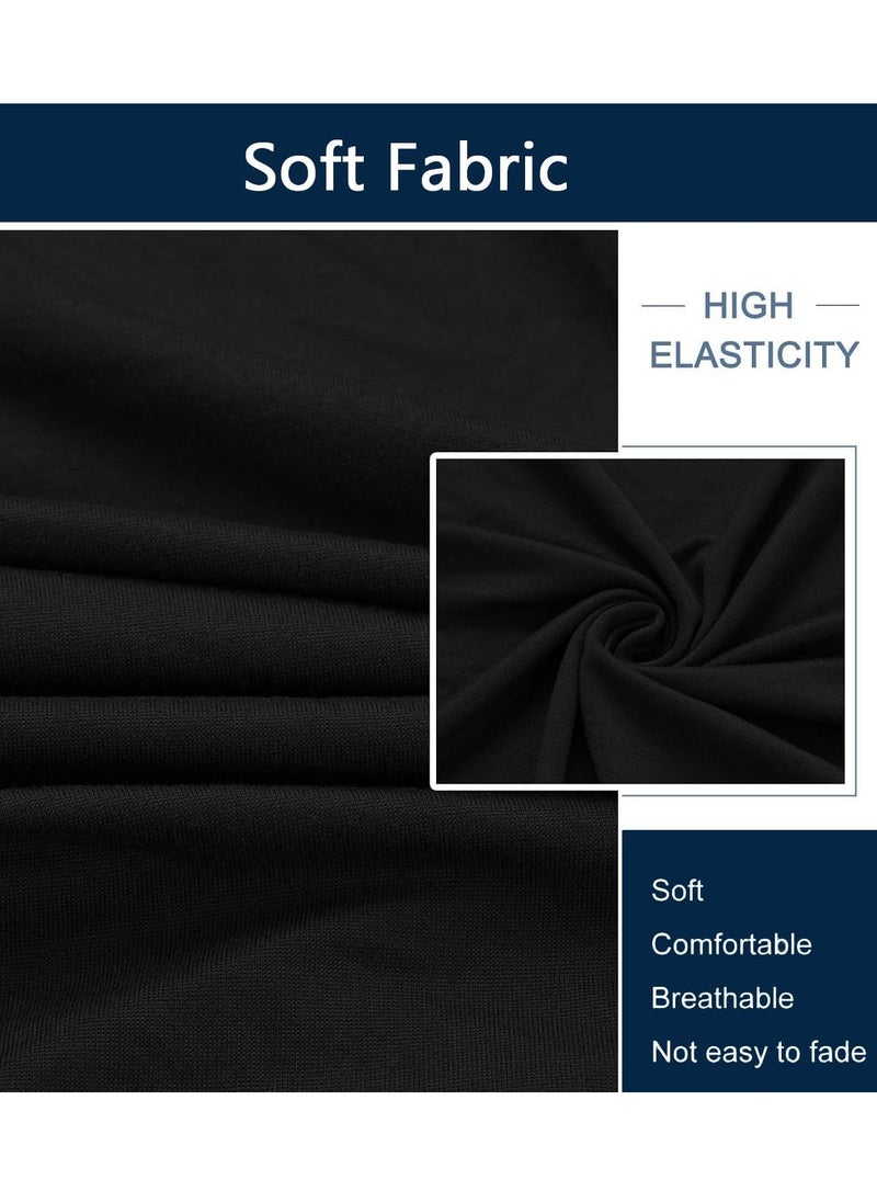 General Spandex Gaming Chair Cover Cat Scratch Proof, Stretch Game Chair Cover Soft with Armrest Rotating Chair Slipcovers Removable Gaming Chair Seat Cover (Black,one Size)  - Image 3