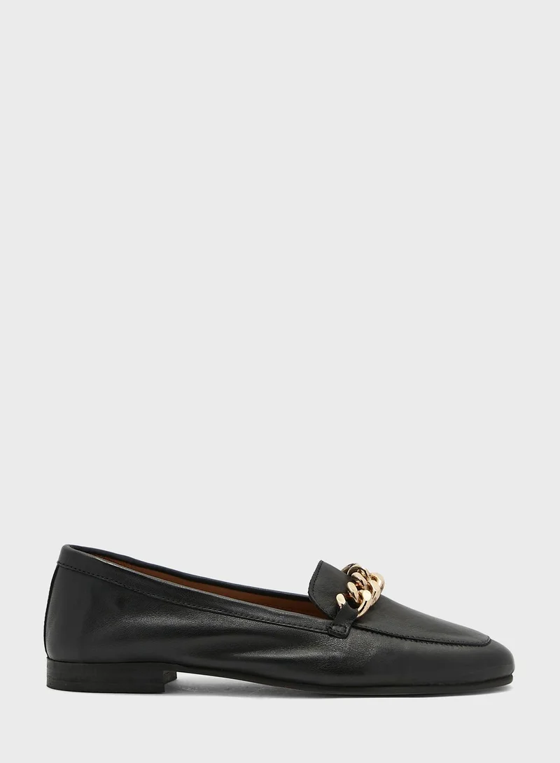 Dune LONDON Goldsmith Chain Trim Loafers
