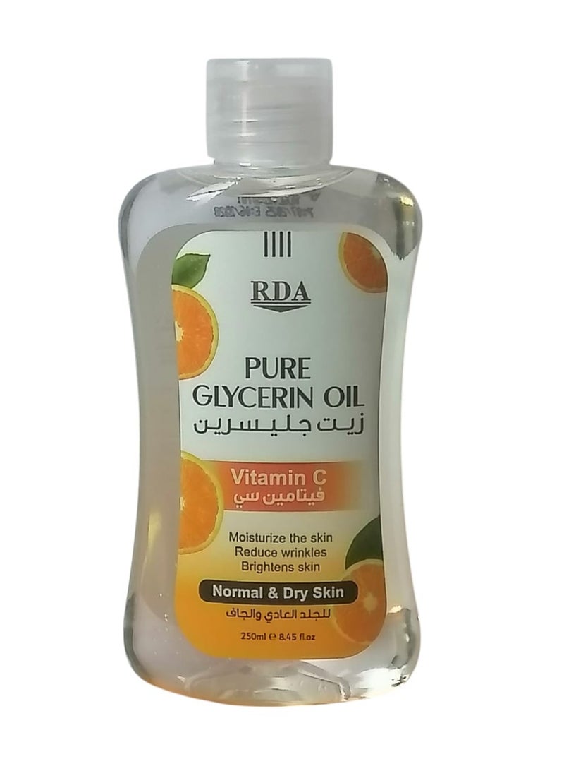 زيت الجلسرين وفيتامين سي للبشرة العادية إلى الجافة 250 مل