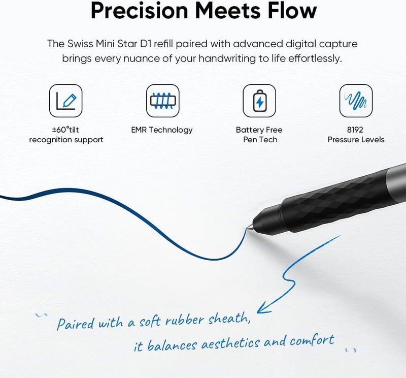 XPPen Note Plus Digital Notebook with Pen Syncs to Phone, Bluetooth Writing Tablet for Students, Wireless Smart Notebook for Sketching, Note-Taking, Digital Art & Meeting, Drawing Tablet - Image 4