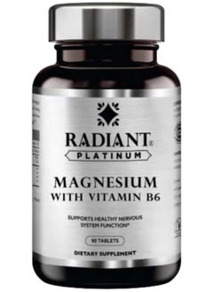 Magnesium With Vitamin B6 Supports Healthy Nervous System Function- 90 Tablets