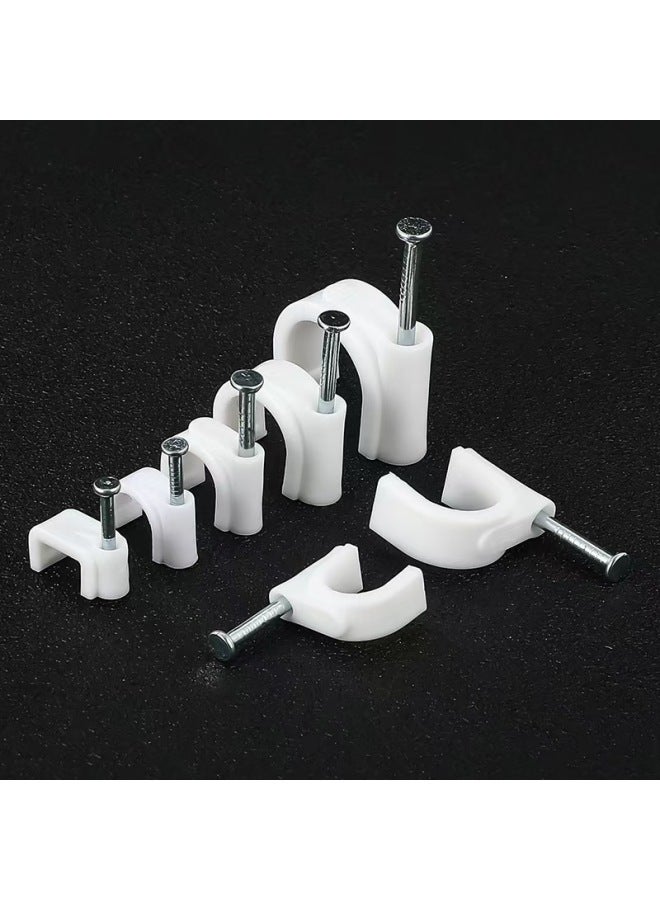 Steel Nail Line Card Material Set Boxed Dedicated For Pipe Card Line Clip High Carbon Steel Nail Suit Can Be Matched By Themselves-Specification Model:5mm/black And White  - Image 4