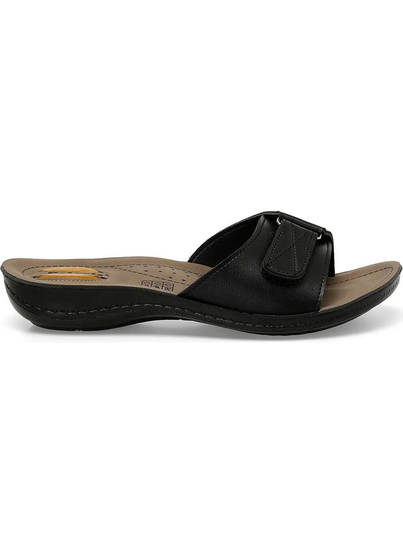 Polaris - 161197.Z4FX Black Gel Women's Slippers - Image 1