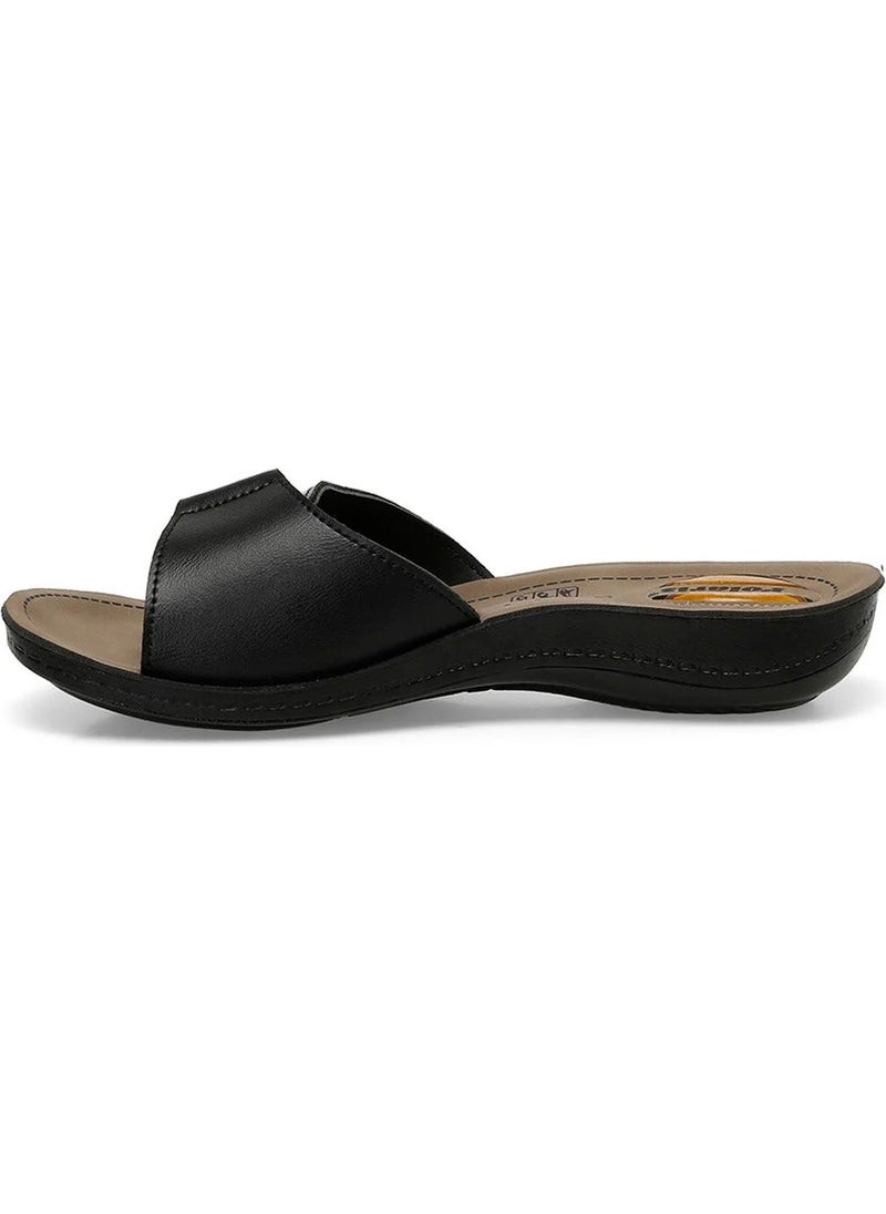 Polaris - 161197.Z4FX Black Gel Women's Slippers - Image 1