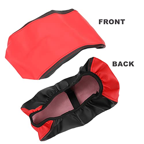 sportuli Center Console Cover Anti-Scratch Leather Armrest Cover Replace for 2011-2020 2021 Jeep Grand Cherokee Accessories (Red) - Image 2