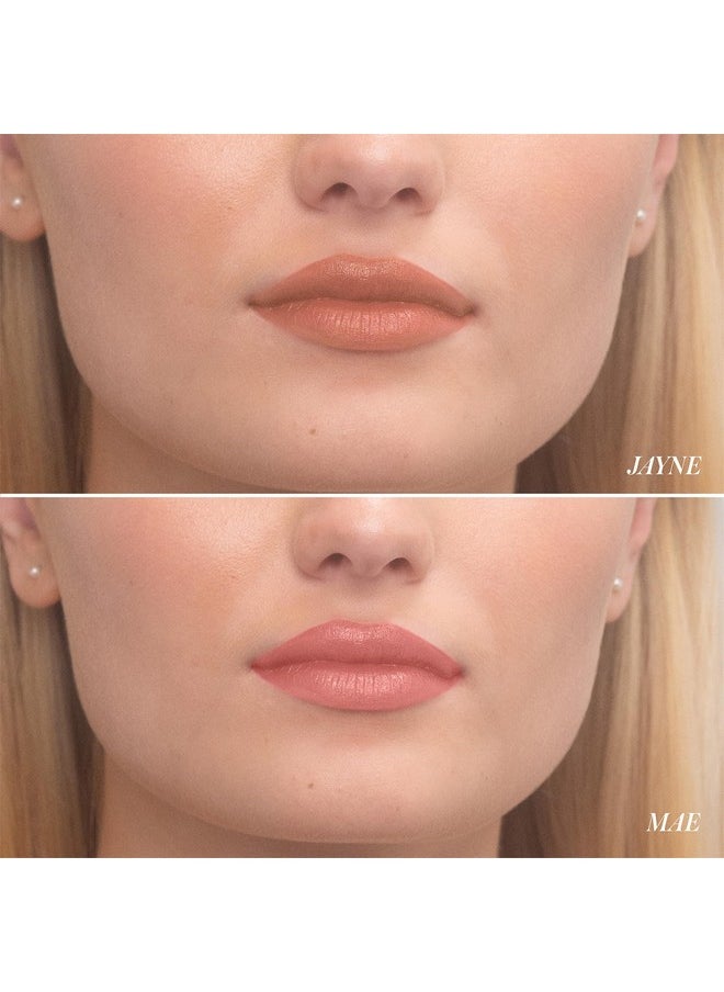 آر إم إس بيوتي أحمر شفاه RMS Beauty Nude Legendary Serum - لون شفاه بلمسة نهائية ساتانية، لون شفاه هجين، أحمر شفاه يدوم طويلاً للنساء، لون شفاه مرطب  - Image 3