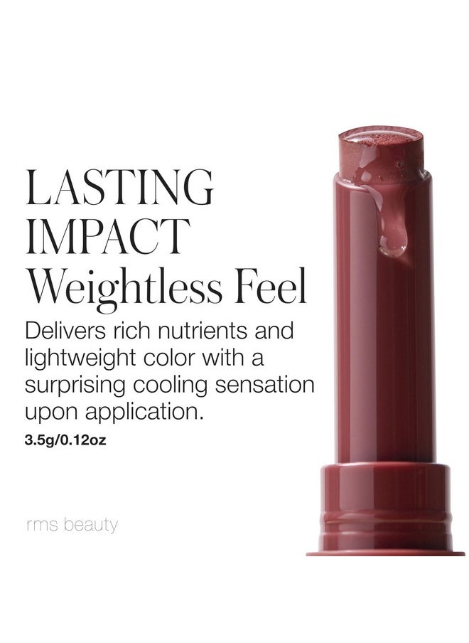 آر إم إس بيوتي أحمر شفاه RMS Beauty Nude Legendary Serum - لون شفاه بلمسة نهائية ساتانية، لون شفاه هجين، أحمر شفاه يدوم طويلاً للنساء، لون شفاه مرطب  - Image 5