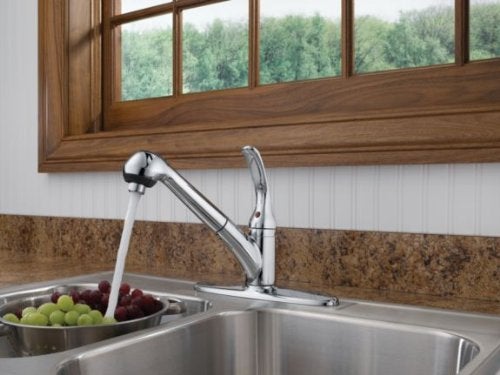 DELTA FAUCET B4310LF Foundations Faucet Chrome - Image 3