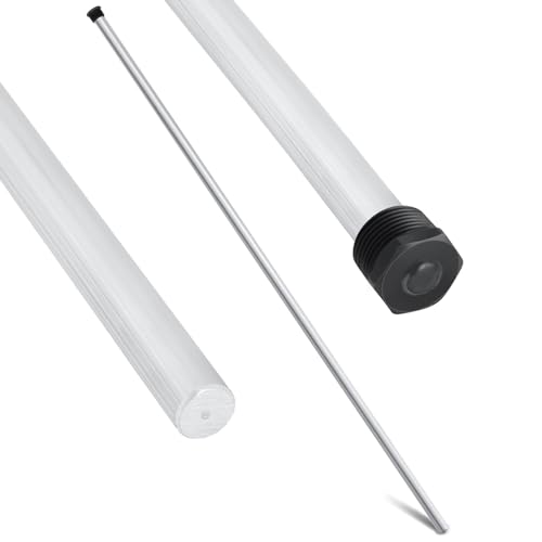 Tandefio Anode Rod for Hot Water Heater Aluminum Zinc Replacement NPT Hot Water Tank Anode Rod Corrosion Protect Rotten Egg Smell34 Npt X 29 Inches1 Pcs - Image 1