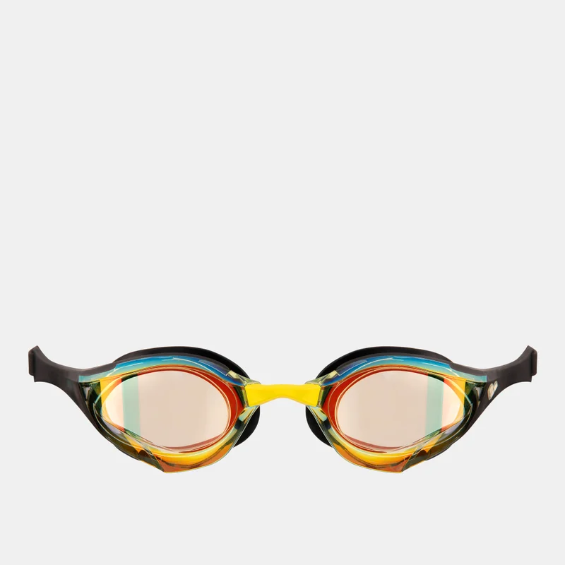 Arena Gold Cobra Edge Swipe Mirror Swimming Goggles  | Best Price UAE