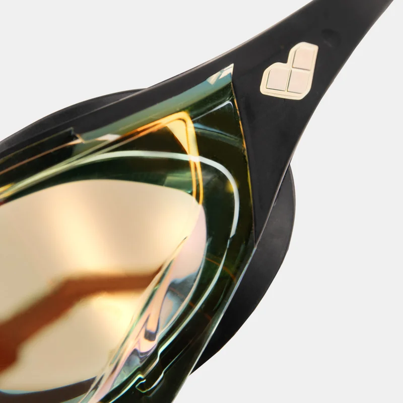 Arena Gold Cobra Edge Swipe Mirror Swimming Goggles  | Best Price UAE