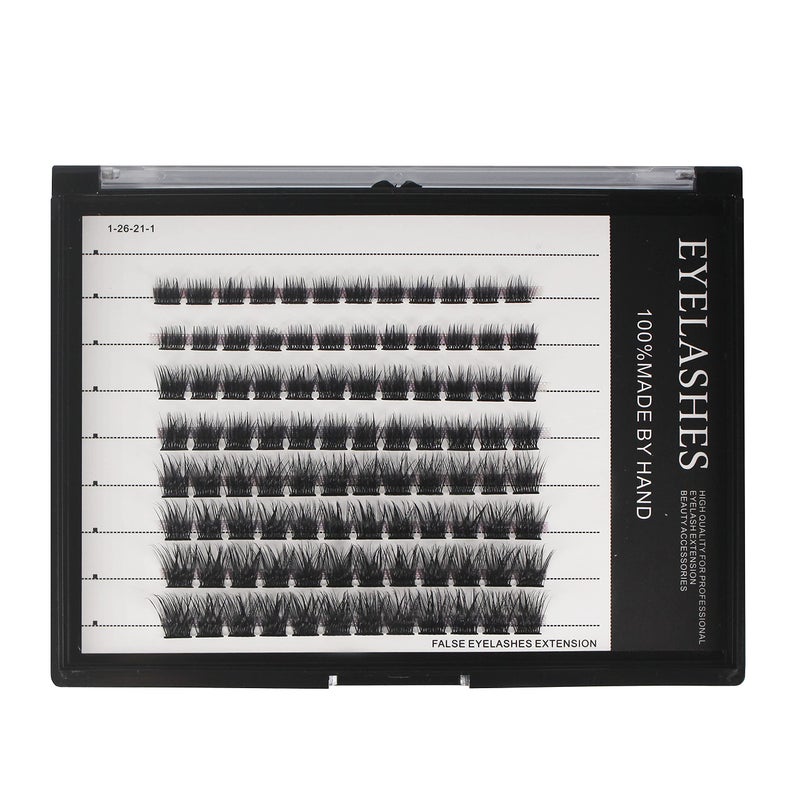 Bodermincer 96pcs Mixed Length Wide Cluster Cluster Eyelash Extensions 007mm Thickness Home Eyelash Extension Strip Eyelashes Individual Lashes Natural Style 8101214mm Mixed